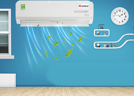 M&aacute;y lạnh gree mang phong c&aacute;ch thiết kế sang trọng.