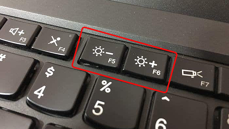  Nút tăng, giảm độ sáng màn hình trên bàn phím laptop