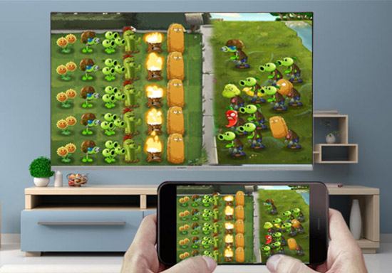 Công nghệ Screen Mirroring, có thể chiếu màn hình điện thoại lên tivi.