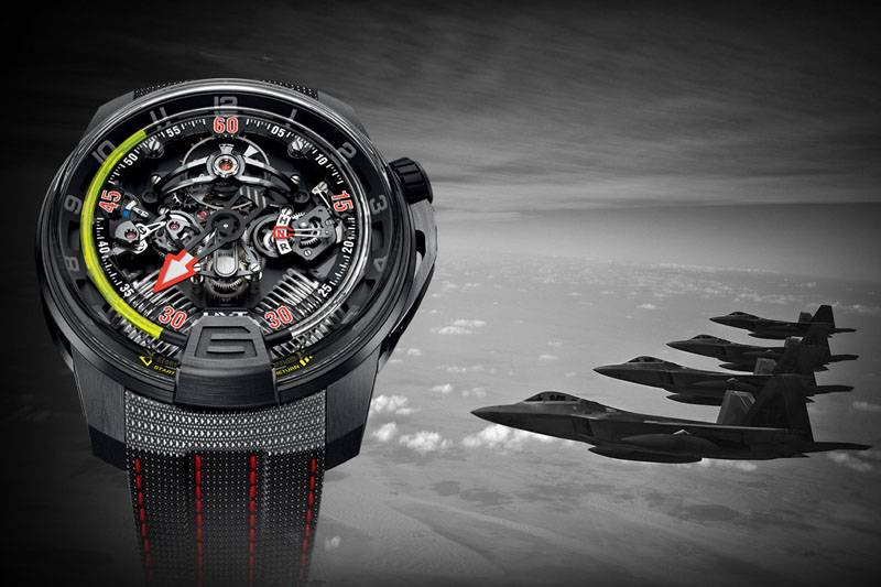 Đồng hồ đeo tay gi&uacute;p phi c&ocirc;ng c&oacute; thể giữ cả 2 tay tr&ecirc;n thanh điều khiển