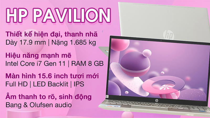 Laptop HP Pavilion 15 eg0504TU i7