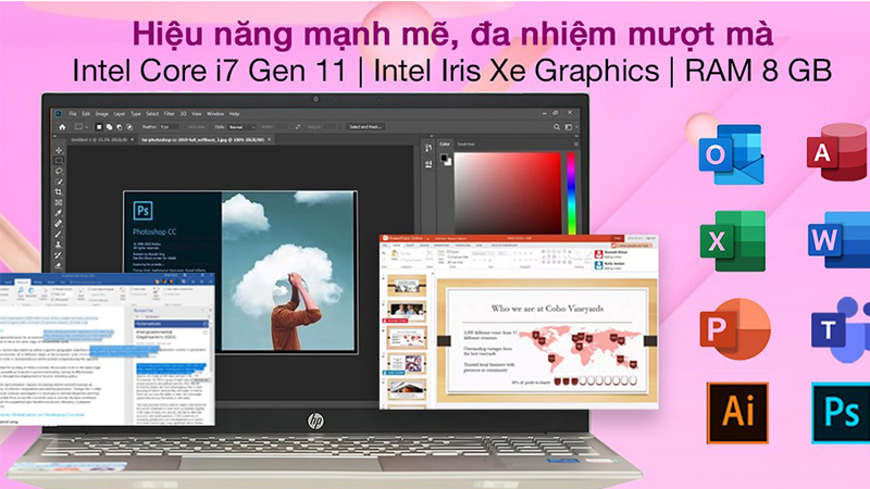 Laptop HP cấu hình, hiệu năng mạnh mẽ