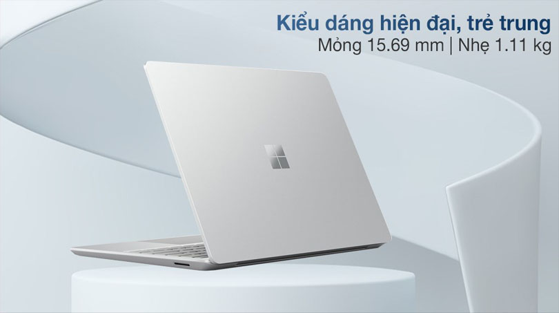 Surface Laptop Go i5 có thiết kể hiện đại