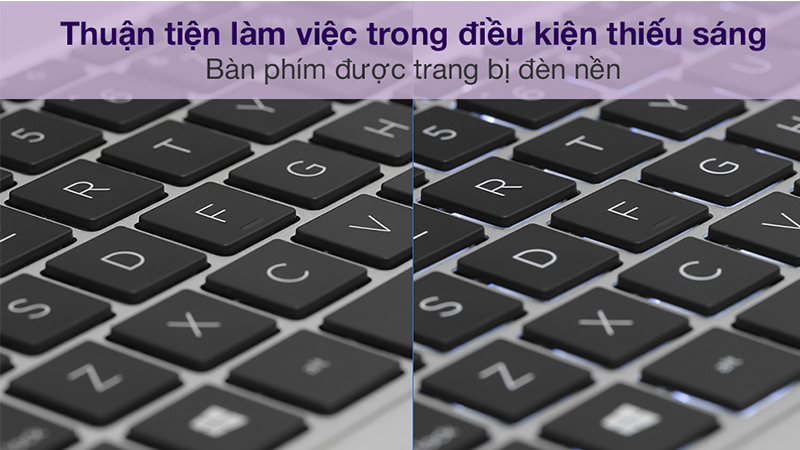 Bàn phím full size của HP Probook giúp việc gõ phím dễ dàng