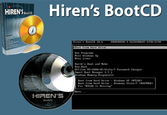 Hiren Boot phần mềm cứu hộ máy tính