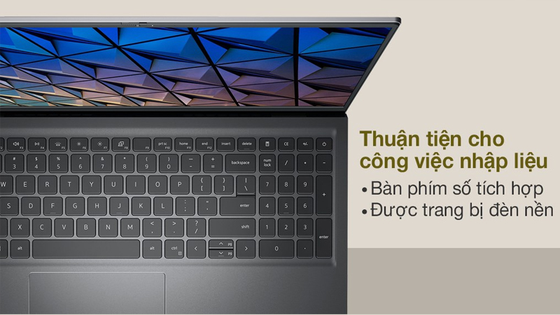 Bàn phím giúp thuận tiện cho việc nhập liệu