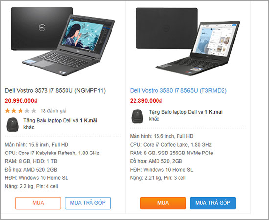  Đối với các bạn sinh viên IT hoặc đồ họa thì cần những chiếc laptop với CPU core i5 trở lên và RAM trên 8GB (càng nhiều càng tốt) để sử dụng.