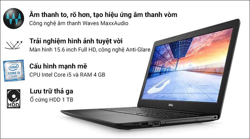 Dell Vostro có cấu hình ổn định và mượt mà