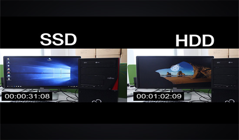 Các ổ SSD có tốc độ đọc ghi vô cùng ấn tượng, có thể lên đến 3.200 MB/s cao hơn rất nhiều so với ổ cứng HDD. Vì tốc độ đọc ghi của HDD phụ thuộc vào tốc độ quay vật lý còn tốc độ đọc ghi của SDD lại là tốc độ của các mạch điện nên nó sẽ nhanh hơn 5 - 10 lần so với HDD.