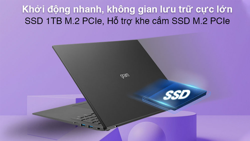 Laptop LG Gram 17 2021 (17Z90P-G.AH78A5)