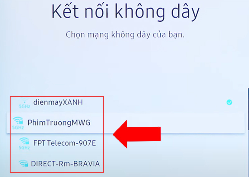 Chọn mạng cho chiếc tivi của bạn