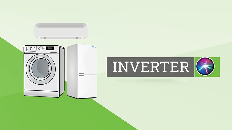 Inverter là công nghệ biến đổi dòng điện giúp thiết bị kiểm soát công suất hoạt động, tiết kiệm năng lượng