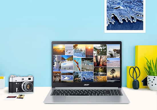 Laptop Acer Aspire có thiết kế mỏng và nhẹ
