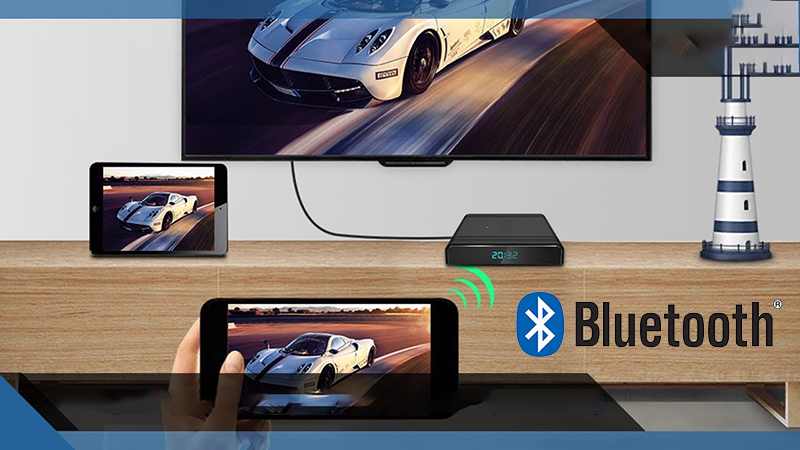 Các thiết bị không dây có thể kết nối với Android TV box thông qua Bluetooth