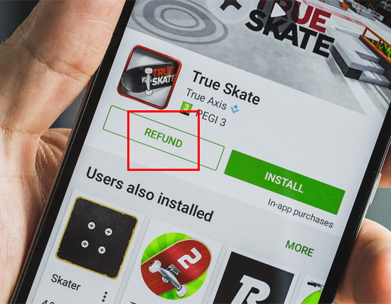 Nhận tiền hoàn lại trên Google Play