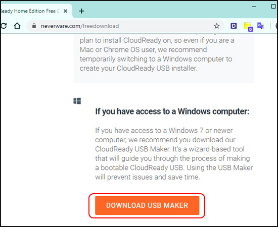 Tải phần mềm CloudyReady
