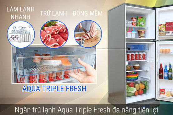 ngăn Aqua Triple Fresh