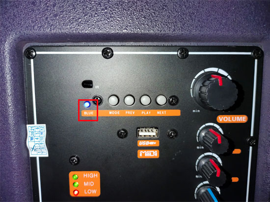 bật bluetooth cho loa