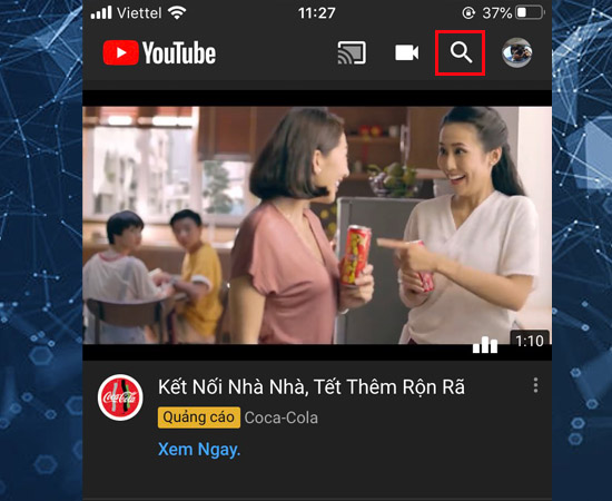 chọn ô tìm kiếm