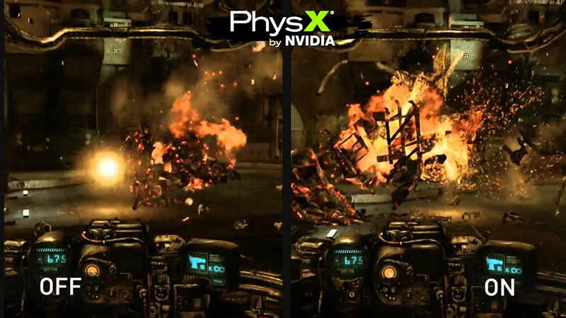 NVIDIA PhysX là công nghệ tính toán trước và tối ưu hình ảnh các sự vật trong game