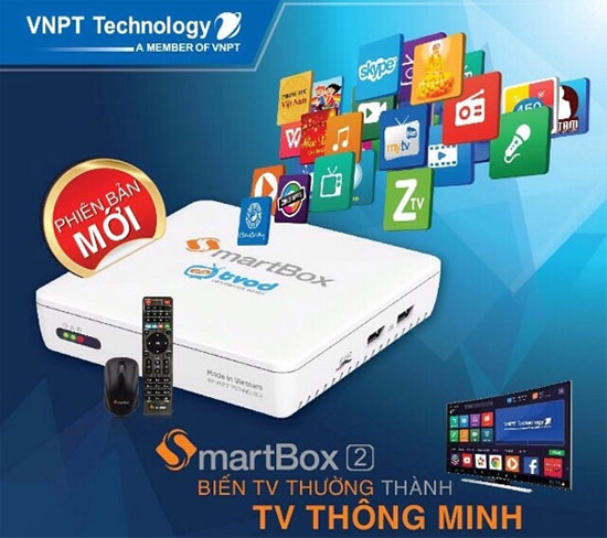 kho ứng dụng phong phú của vnpt smartbox