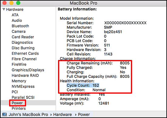 Cách kiểm tra pin chai trên Macbook nhanh nhất