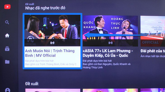 Lựa chọn video 