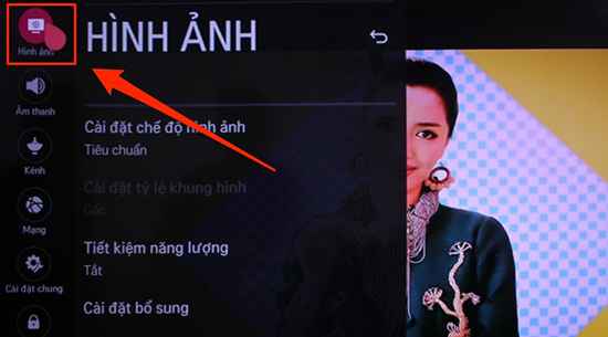 chọn mục 