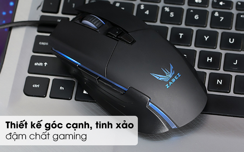 Chuột có thiết kế góc cạnh, hầm hố, đậm chất gaming