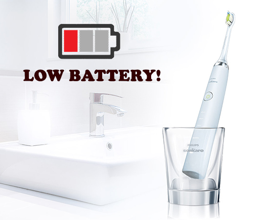 B&agrave;n chải nhanh hết pin