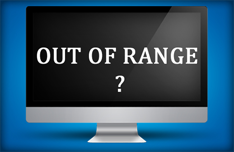 Out of range что делать. Out of range на мониторе. Ошибка out of range. Out of range на мониторе при запуске Windows. Out of range на мониторе как исправить.