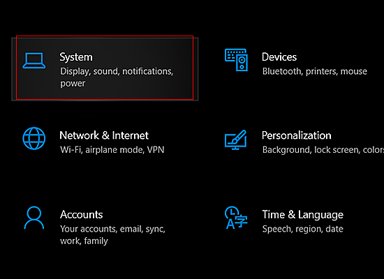 Truy cập System