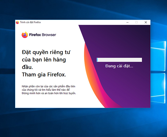 Quá trình cài đặt.