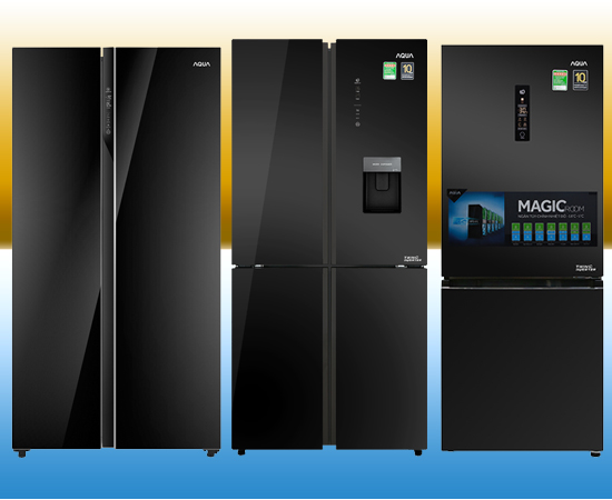các tủ lạnh Aqua làm lạnh đa chiều