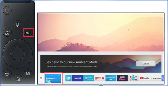 Ambient mode trên Samsung QLED: Ambient mode là một trong những tính năng đột phá trên TV Samsung QLED. Tận hưởng những hình ảnh đẹp như tranh và nâng cao không gian sống của bạn. Tính năng này không chỉ làm tăng tính cách mạng mà còn tạo ra trải nghiệm giải trí độc đáo.