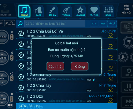 Đề nghị tải bài hát