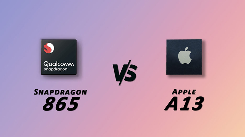 Chip Snapdragon 865 mạnh hơn con chip Apple A12 và yếu hơn con chip A13 Bionic