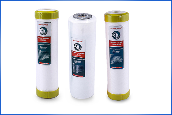 L&otilde;i lọc 1, 2, 3 của Sunhouse