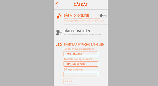 h&aacute;t karaoke khi kh&ocirc;ng c&oacute; mạng