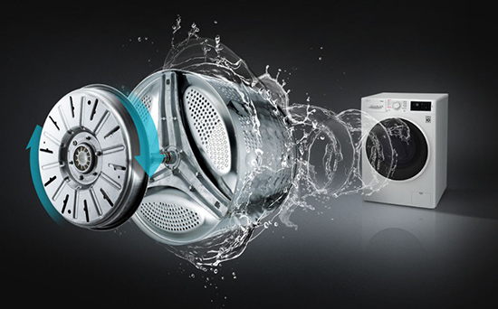 Giặt, sấy nhanh v&agrave; hiệu quả hơn với động cơ truyền đồng trực tiếp