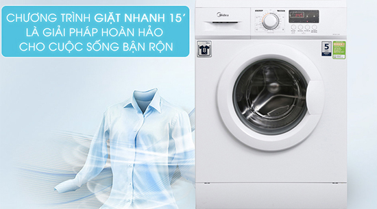 Chương trình giặt 15 phút