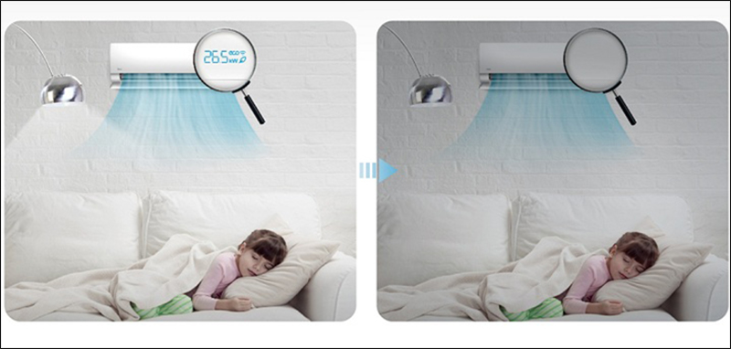 Công nghệ Comfort – Auto Photosensitive Display của máy lạnh Midea