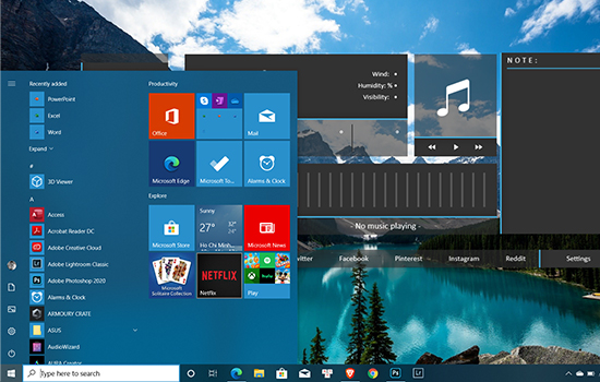 Giao diện Windows 10