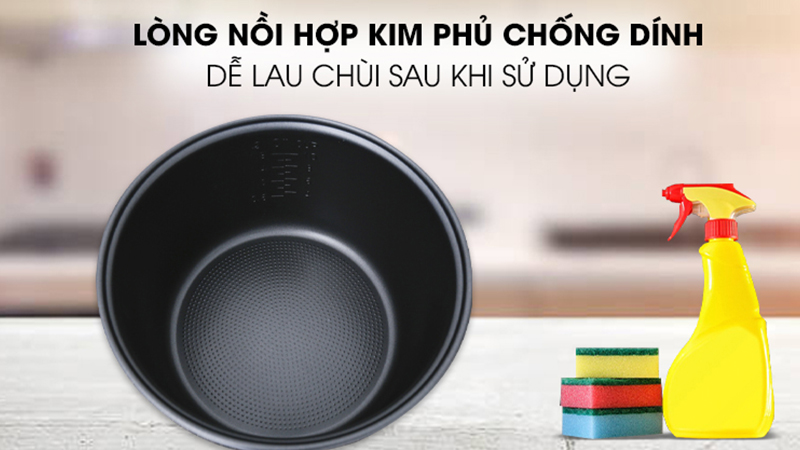 Dễ dàng chùi rửa, vệ sinh