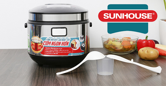Nồi cơm điện Sunhouse của nước nào? Có tốt và nên mua không?