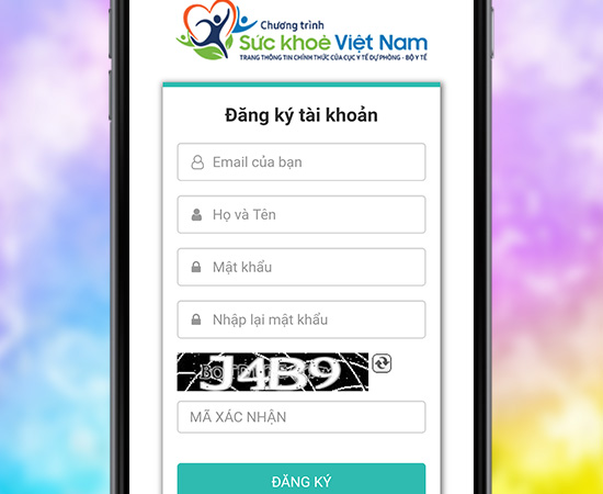 đăng ký để được sử dụng