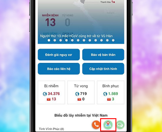 định vị trung tâm y tế gần nhất