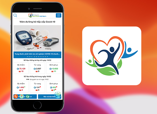 Cách cập nhật tình hình nhiễm Corona chính thống trên app Sức khỏe Việt Nam