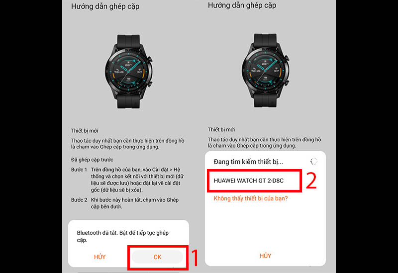 Ghép đôi Huawei Watch GT2 với smartphone 3