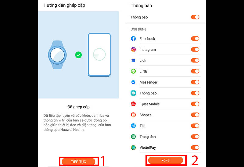 Ghép đôi Huawei Watch GT2 với smartphone 5